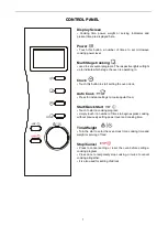 Preview for 8 page of Candy CMW2070DW-UK Manual