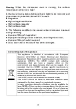 Предварительный просмотр 15 страницы Candy CMW20SMBLI-07 Instruction Manual