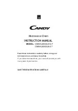 Preview for 2 page of Candy CMWA20SDLW-07 User Instructions