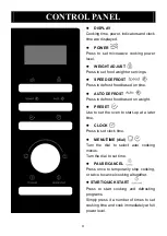 Preview for 10 page of Candy CMWA23TNDB Instructions Manual