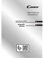 Candy CMXG 25DCS-04 User Instructions preview