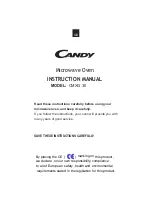 Preview for 3 page of Candy CMXG 30 User Instructions