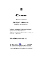 Preview for 3 page of Candy CMXG 30DS-04 User Instructions