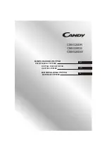 Candy CMXG20D Instruction Manual preview