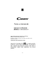 Preview for 35 page of Candy CMXG22ST User Instructions