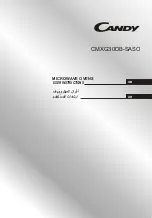 Candy CMXG30DB-SASO User Instructions preview