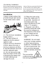 Preview for 11 page of Candy CMXG42DB-SASO User Instructions