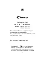 Preview for 2 page of Candy CMXW 30DB-UK User Instructions