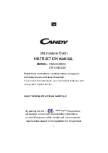 Preview for 3 page of Candy CMXW22DS User Instructions