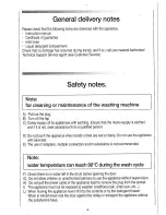 Preview for 4 page of Candy CNW 156 Instructions For Use Manual