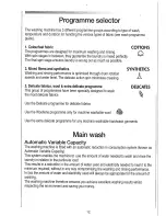 Preview for 12 page of Candy CNW 156 Instructions For Use Manual