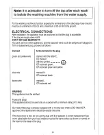 Preview for 29 page of Candy CNW 156 Instructions For Use Manual