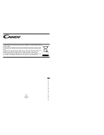 Preview for 21 page of Candy CNWD 136 Instructions For Use Manual