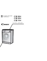 Candy CS2 084 User Instructions preview