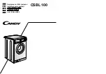 Предварительный просмотр 1 страницы Candy CSBL 100 User Instructions