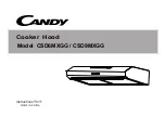 Candy CSD6MXGG Instruction Book preview