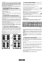 Preview for 5 page of Candy CSG6B/4U2 User Instructions