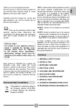 Preview for 3 page of Candy CSWS485TWMCE/1-S User Manual