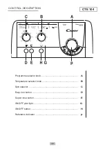 Preview for 8 page of Candy CTE 104 Instruction Manual