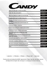 Preview for 1 page of Candy CTP634DC Instruction Manual