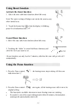 Preview for 13 page of Candy CTP634SCBB Instruction Manual