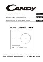 Preview for 1 page of Candy CTPS63SCTT Instruction Manual