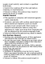 Preview for 4 page of Candy CTPS63SCTTWIFI Instruction Manual