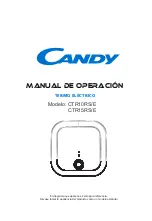 Preview for 15 page of Candy CTR10RS/E Instruction Manual