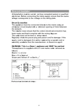 Preview for 6 page of Candy CTS6CEXWF Installation And User Manual