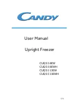 Candy CUQS 58EW User Manual preview