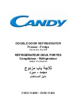 Candy CVDS 514W Instruction Booklet preview