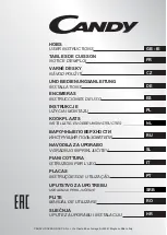 Preview for 1 page of Candy CVG75SWGNX User Instructions