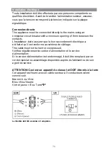 Preview for 74 page of Candy CVMA90N Installation And User Manual