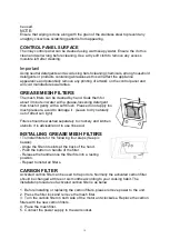 Preview for 11 page of Candy CVMAD60/1B/1 Instruction Manual