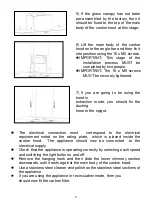 Preview for 6 page of Candy CVMI900X Installation And User Manual