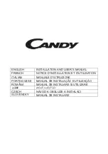 Candy CVMI970LX Installation And User Manual preview