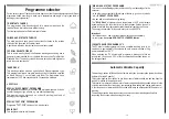 Preview for 8 page of Candy CWB 110 Instructions For Use Manual