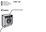 Candy CWB 1307 L User Instructions preview