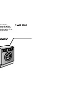 Candy CWB 1308 User Instructions preview