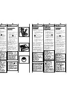 Предварительный просмотр 29 страницы Candy CWB 1308 User Instructions