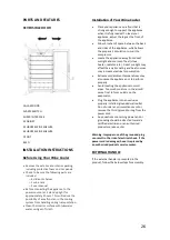 Предварительный просмотр 26 страницы Candy CWC 021 M User Manual