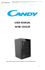 Candy CWC 150 MH User Manual preview