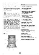 Preview for 2 page of Candy CYF 6F52LNW 80 Manual