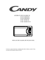 Preview for 42 page of Candy EGO-G25DCCH Owner'S Manual