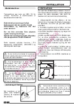 Предварительный просмотр 16 страницы Candy EVOC 570B Instruction Book