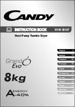 Candy EVOC 981 AT Instruction Book preview