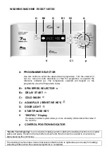 Предварительный просмотр 1 страницы Candy EVOGT 14072D Quick Start Manual