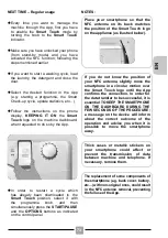 Предварительный просмотр 73 страницы Candy EY4 1061DE/1-S Manual