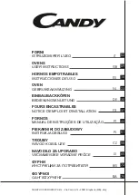 Preview for 1 page of Candy FCC604X/E User Instructions