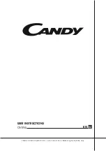 Preview for 1 page of Candy FCP405W/E User Instructions